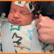 A small sound maker would be placed behind your baby's ear(s) to check baby's inner ears are responding to sound.