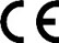 CE conformity marking indicating that a product meets European Union safety, health, and environmental protection requirements.