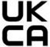 UKCA (UK Conformity Assessed) safety mark used to show that a product meets UK regulatory standards.